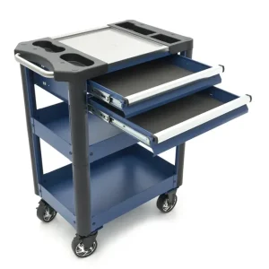 Cărucior de Scule HBM H133324 – 68 cm cu 2 Sertare Vezi acum