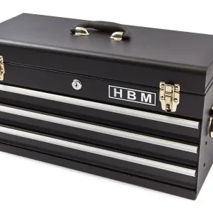 Cutie de Scule HBM 6152 – 3 Sertare, Negru, Compactă și Robustă Expediere rapidă