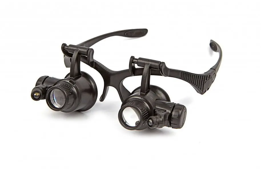 Ochelari profesionali cu lupe interschimbabile si led – HBM 8617 Cel mai bun preț