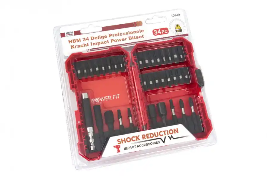 Set biti impact profesionali, 34 piese – HBM 10249 Plată securizată
