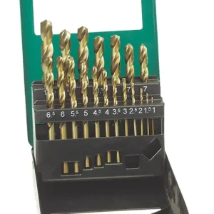 Set burghie HSS 5% Cobalt- Mannesmann 54319, Ø1-10 mm, 19 piese Preț redus