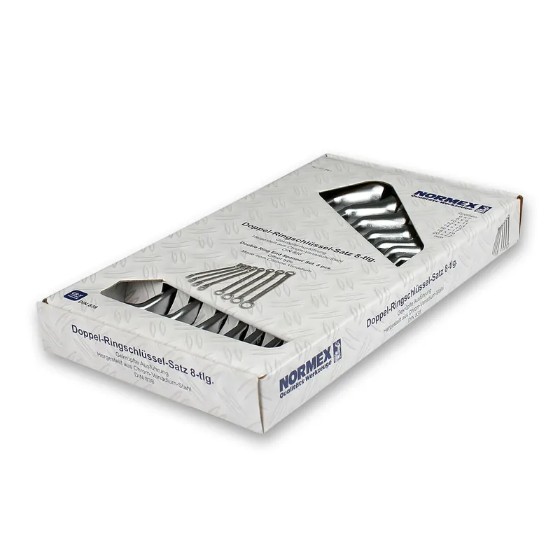 Discount Set chei inelare cotite 6-22mm I Cr-V I 8 piese Normex 01-541