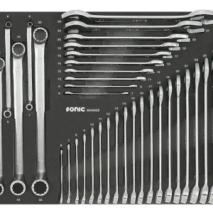 Set chei profesionale combinate 40piese Sonic – 604002 Plată sigură