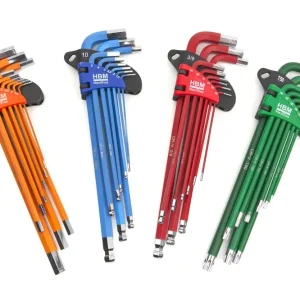 Transport gratuit Set de chei hexagonale profesionale HBM, 36 de piese, MM, INCH, TORX
