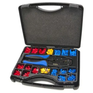 Set de clești profesionali pentru sertizarea cablurilor HBM 552 piese- H130238 Reducere extra