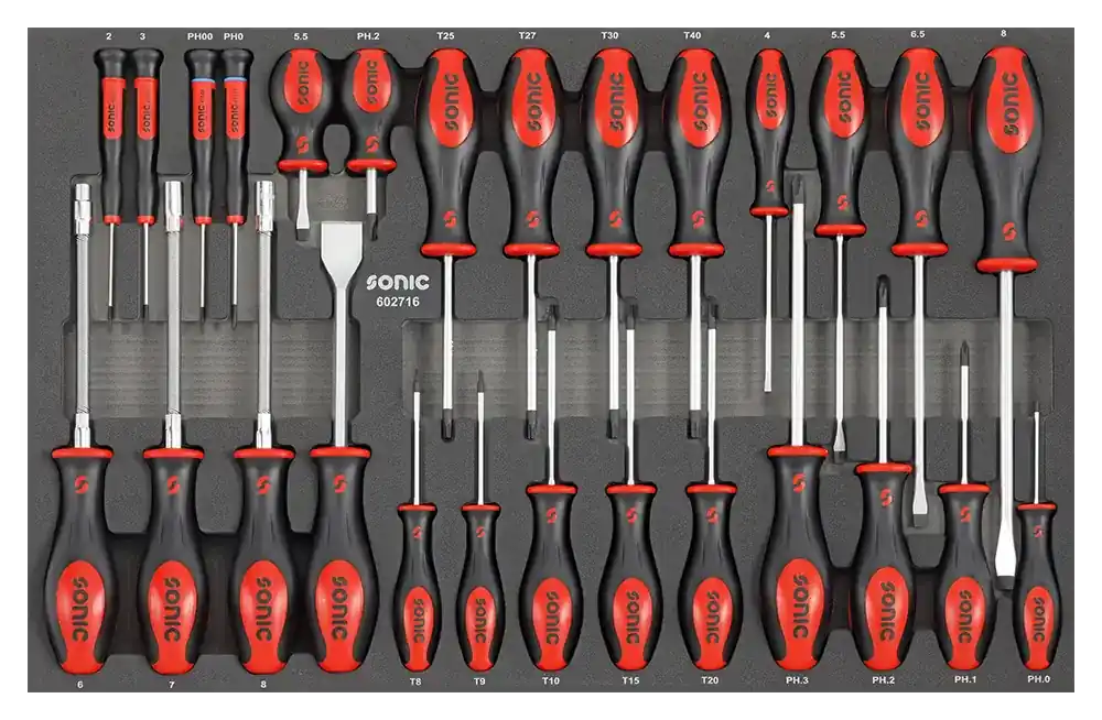 Set surubelnite SFS 27 piese Sonic Equipment – S602716 Comandă acum