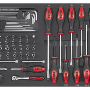 Set surubelnite si tubulare 1/4″ | SFS-M 70 piese – Sonic 607001 Ofertă de sezon