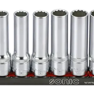 Set tubulare 1/2″ 8-19mm lungi I 12 piese I Sonic 301204 Cumpărături sigure