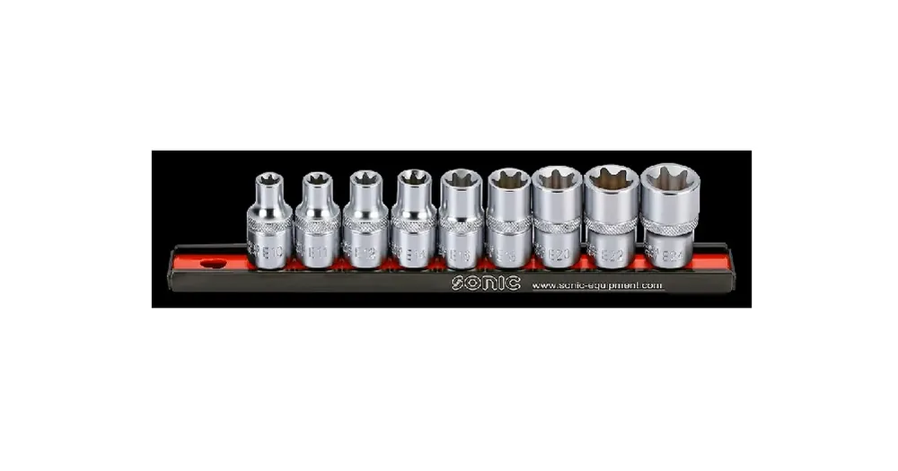 Cel mai vândut Set tubulare 1/2″ E10-E24 I 9 piese – Sonic 300902