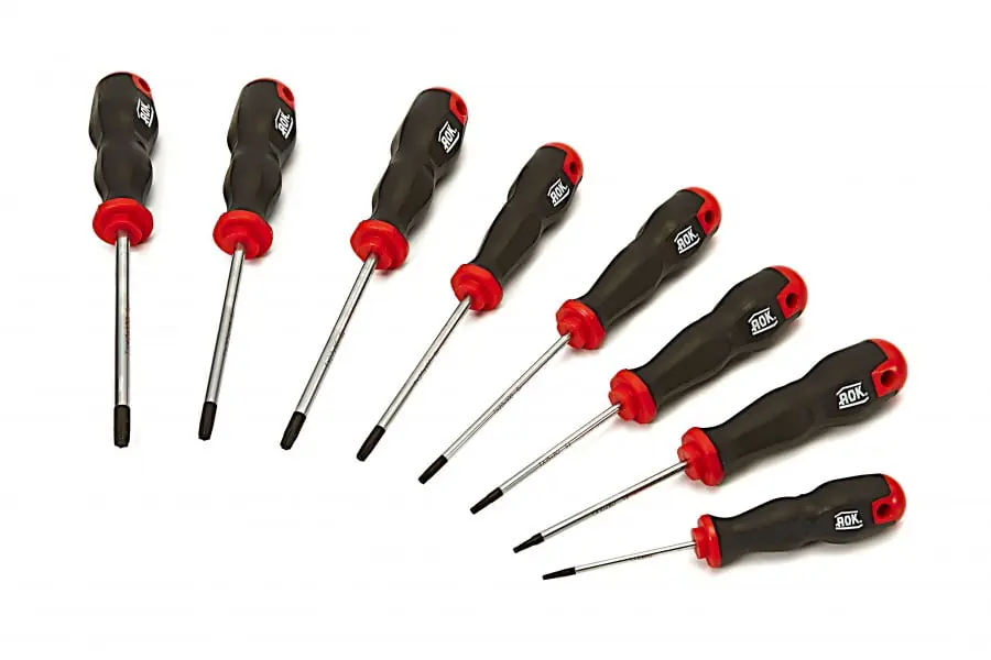 Surubelnite TORX 8 buc cu gaura HBM 5201 Reducere extra