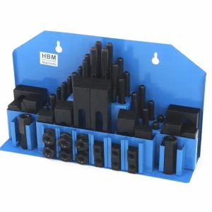 Set de prindere din otel cu canal in T, 58 piese M12 – HBM 00805 Reducere