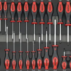 Set surubelnite 27 piese in organizator – Sonic 602709 Expediere rapidă