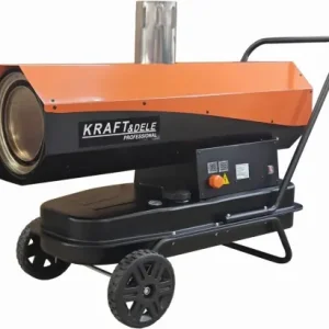 Popular Nagrzewnică cu motorină 40 kW KraftDele KD5962, încălzire directă pentru hală, atelier, depozit și șantier