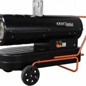 Cel mai bun preț Aerotermă cu motorină KraftDele 40 kW cu evacuare gaze arse și termostat digital, model KD11714