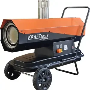 Nagrzewnică pe motorină 30 kW KraftDele KD5961, încălzire directă pentru hală, atelier, depozit și șantier Preț mic