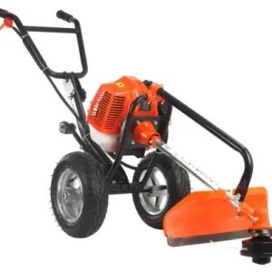 Plată sigură Motocoasă pe roți Mar-Pol DEMON Trolley M83107, 2 timpi, 1,4 kW, lățime de tăiere 42 cm, pentru teren dificil și pante