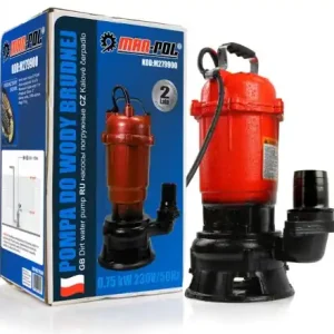 Reducere de preț Pompa submersibilă pentru apă murdară cu tocător Mar-Pol M79900, 0,75 kW, 18000 l/h, refulare 2 inch