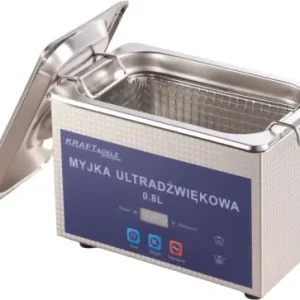 Myjka cu ultrasunete KraftDele KD504, 0,8L, cu afișaj LCD, pentru bijuterii, ochelari, ceasuri și obiecte delicate Cel mai vândut
