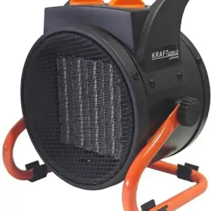Ofertă Aerotermă electrică KraftDele KD11727, 2500 W, 230 V, cu termostat și ventilator, pentru încălzire rapidă în garaj, atelier sau depozit