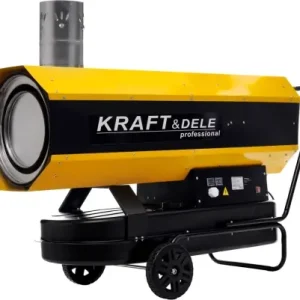 Aerotermă pe motorină KraftDele 65 kW cu termostat digital și evacuare fum, model KD11717 Ultima șansă