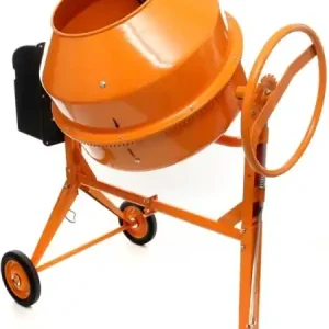Chilipir Betonieră electrică KraftDele KD495, 160 L, 1050W, 230V, cu tambur din oțel și roți pentru lucrări de construcții și renovări