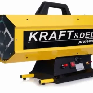 Noutate Tun de căldură pe gaz KraftDele KD11736, 60 kW, cu reductor și furtun, pentru încălzire rapidă în ateliere, hale și șantiere