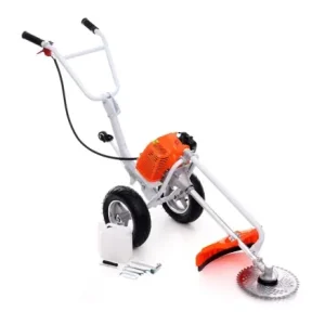 Cel mai vândut Mașină de tuns iarba pe roți pe benzină KraftDele KD5043, 3800W, 5.2 CP, pornire manuală
