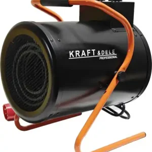 Aerotermă electrică profesională KraftDele KD11724, 10 kW, 400V, cu termostat, pentru atelier, depozit și șantier Preț mic