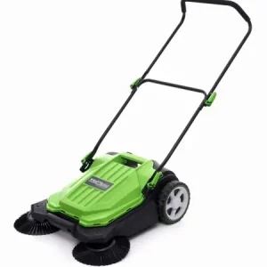 Nu rata Măturătoare manuală mecanică KraftDele KD5143, lățime de lucru 65 cm, colector 20 L pentru alei, curți și pavaje