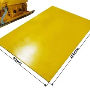 Covor din cauciuc pentru placă compactoare Mar-Pol, 100 x 60 cm, grosime 8 mm, protecție pentru pavaj și suprafețe sensibile Livrare expres