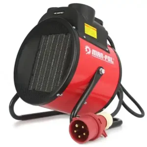 Noutate Aerotermă electrică PTC 5 kW Mar-Pol, cu termostat, 3 trepte de lucru, funcție ventilator și protecție la supraîncălzire