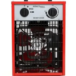 Aerotermă electrică KraftDele KD11720, 2.5 kW, 230V, cu 3 trepte de reglare a fluxului de aer Reducere specială