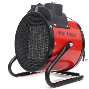 Aerotermă electrică KraftDele KD11725, 3 kW, 230V, cu termostat și 3 trepte de lucru pentru garaj, atelier și spații mici Bestseller