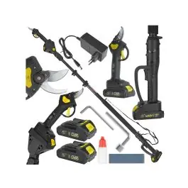 Doar azi Foarfeca pomi telescopica 21V 2 acumulatori G80663 Geko
