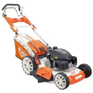Reducere extra Masina de tuns gazon RURIS RX555S, 5.2 CP, 4 timpi, motor Honda, latime de lucru 53 cm