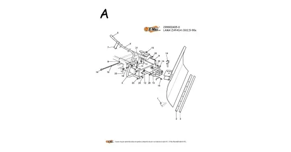 Lama zapada 120 cm - tg 20000 Chilipir