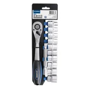 Set cheie clichet cu tubulare 3/8 12 buc Hyundai HY-59632 Livrare gratuită