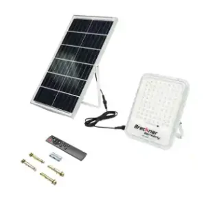 Cel mai vândut Proiector LED 20W cu panou solar 35W baterie 3,2V/30Ah Breckner Germany