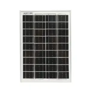 Panou solar 10W fotovoltaic monocristalin cu cablu de conectare 90cm si tensiune maxima 18V 340x240x17mm Thor Plată securizată