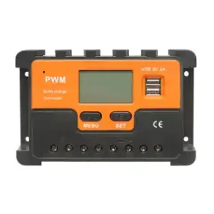 Reducere de preț Regulator tensiune pentru panou solar 30A 12V/24V 2X port USB 5V/2A Breckner Germany