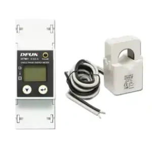 Kit releu putere DFUN DFPM91 smart meter, monofazic 220V, 63A cu siguranta digitala, transformator Split Core 600V, 50-60Hz Cumpărături sigure