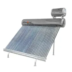 Panou solar nepresurizat inox cu 36 tuburi pentru apa calda, boiler 260L, 2390x2200x1820mm Breckner Germany Ofertă de sezon