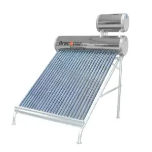 Panou solar nepresurizat inox cu 24 tuburi pentru apa calda, boiler 170L, 1650x2200x1820mm Breckner Germany Super ofertă