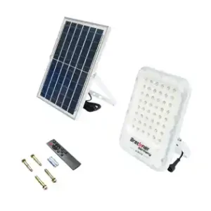 Reducere Lampa LED cu panou solar policristalin senzor de miscare si telecomanda 12W Breckner Germany