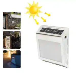 Lampa LED 8x0.2W cu afisare numar, panou solar 4V/0.6W si baterie 3,2V/500mAh Breckner Germany Cumpărături sigure