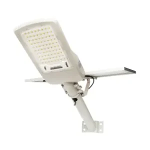 Preț redus Lampa LED 200W, 520x210x70mm cu panou solar 35W si baterie 36Ah LiFePO4 cu prindere stalp Breckner Germany