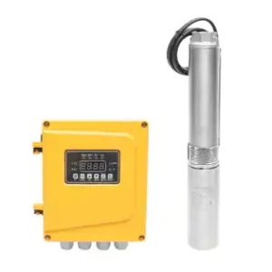 Kit pompa apa submersibila 300W, 24V debit 2.4m3/h cu controller pentru panou solar fotovoltaic Breckner Germany Disponibil imediat