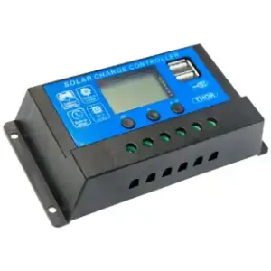 Regulator tensiune pentru panou solar 10A 12V/24V 2X port USB gard electric Ofertă limitată