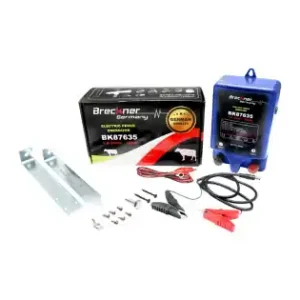 Retur ușor Generator impulsuri 12V max 1 Joule 10km cu impamantare pentru gard electric Breckner Germany