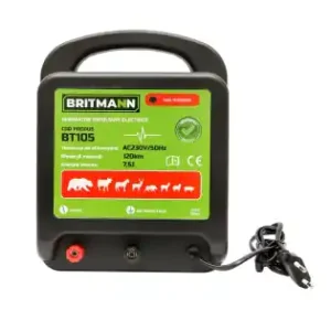Chilipir Aparat generator de impulsuri AC230V/50Hz 7.5 Joule 120km pentru gard electric BRITMANN